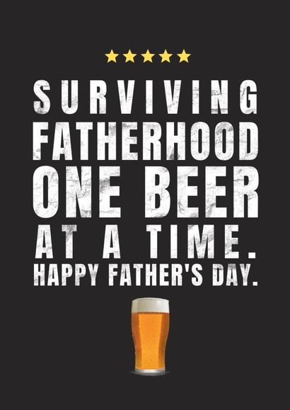 Surviving Fatherhood Card created by Redrakoon