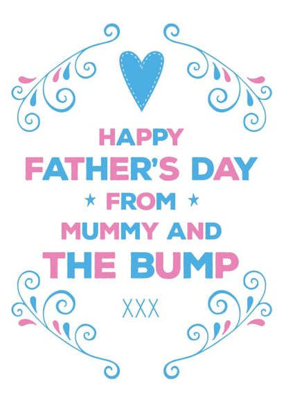 Happy Father's Day from the bump card created by Hello Fridays Studio