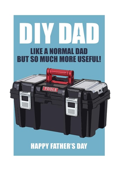 DIY Useful Dad Father's Day Card created by RetroMotion Artwork