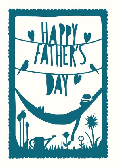 Relaxing Father's Day Card created by Cloud Cuckoo Design