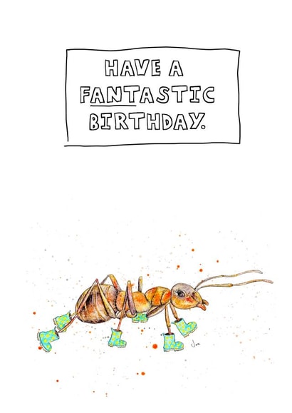 fANTastic Birthday Card. created by JOKstudios