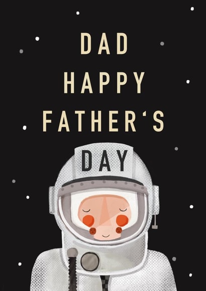 Astronaut Father’s Day card. created by Nicola Watson
