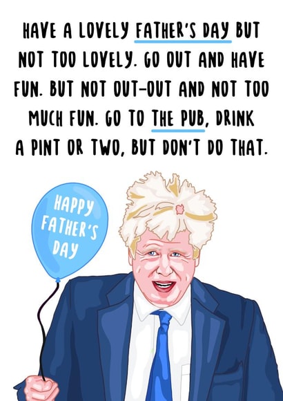 Boris Balloon Father's Day Balloon  created by Bubble&Cheek