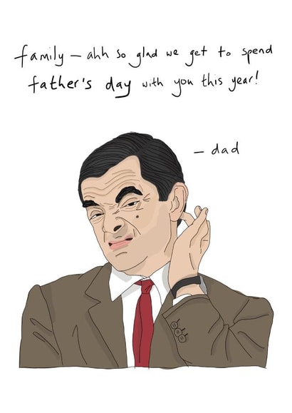 lockdown lifting funny father's day card created by Eat the Moon