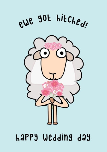 Ewe Got Hitched - Wedding Card created by @Laura Lonsdale Designs