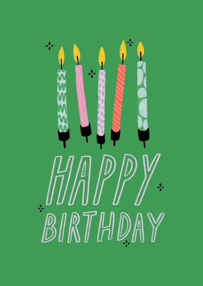 Happy Birthday Candles card created by studionough