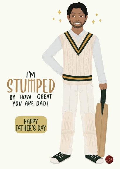 Cricket Dad Father's Day card created by InclusiviTwee