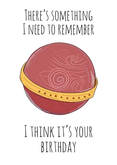 Harry Potter Rememberall Birthday Card created by Chloe Page