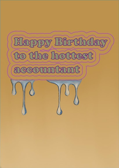 Happy Birthday Accountant created by Aoife O'Rourke
