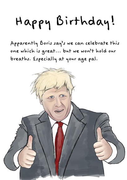 Happy Birthday from Boris created by Aoife O'Rourke