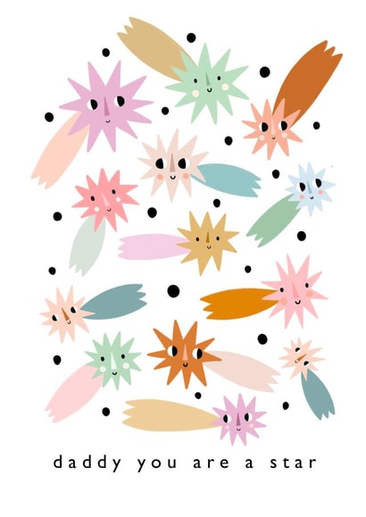 Daddy you are a star card! created by Printed Picnic