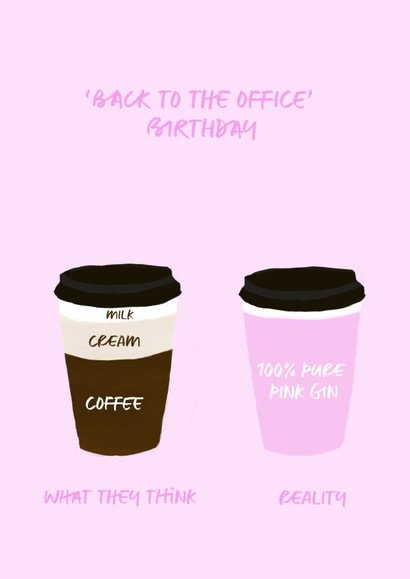 'Back to Office' Birthday created by Eliza Grace Studio