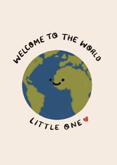 ‘Welcome to the World’ New Baby Card created by EilidhIllustrates