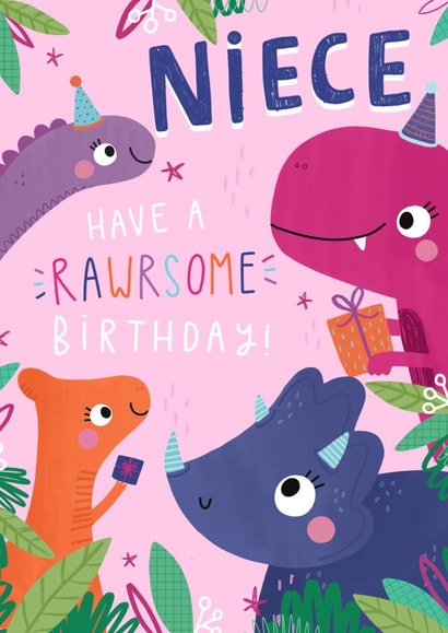 RAWRSOME NIECE! 1001 created by Jess Moorhouse