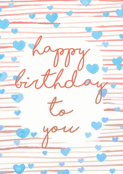 Happy Birthday Stripes created by Rachael Martland