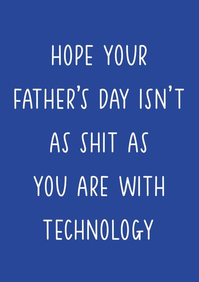 FUNNY FATHER'S DAY CARD created by Pack a Punch Designs