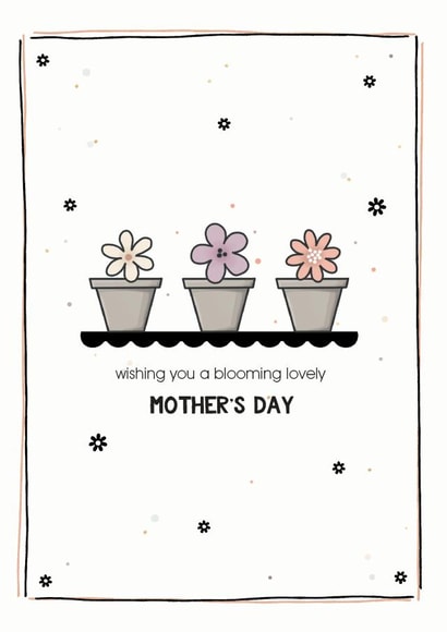 Blooming lovely mother's day card created by Cloud 9 Design