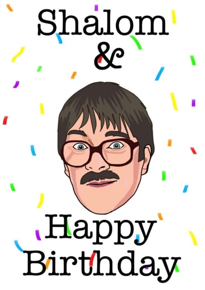 Shalom Friday Night Dinner Birthday Card created by  La Luna Studio