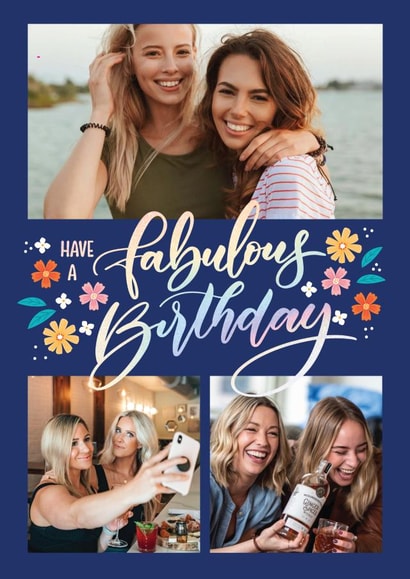 emoticology birthday for her Personalised Photo Card 41185 created by Emoticology Cards