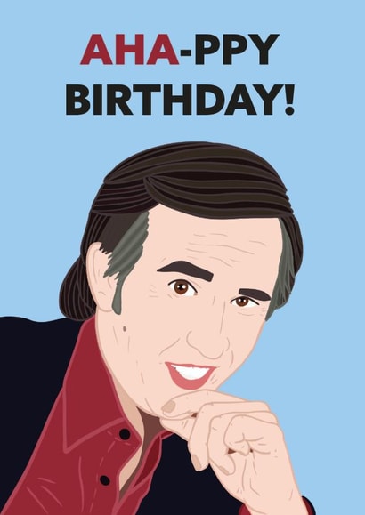 Alan Partridge AHAppy Birthday card created by Iconicus Design