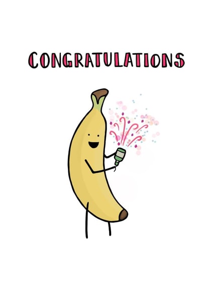 Congratulations Banana created by Kerds
