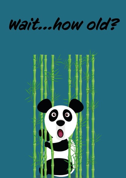 Shocked Panda created by Maria McGregor