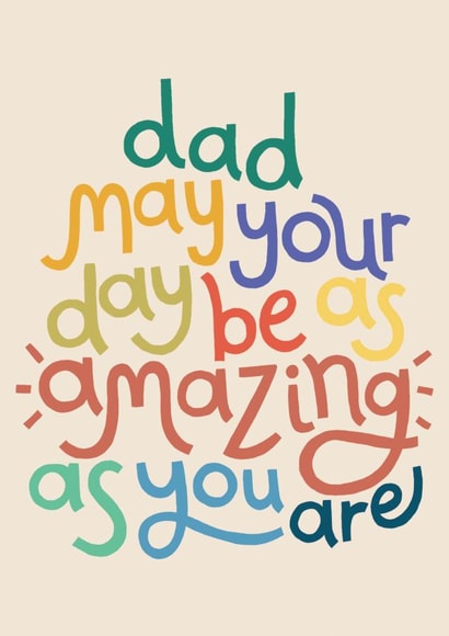 Amazing as you are fathers day card created by Raspberry Blossom