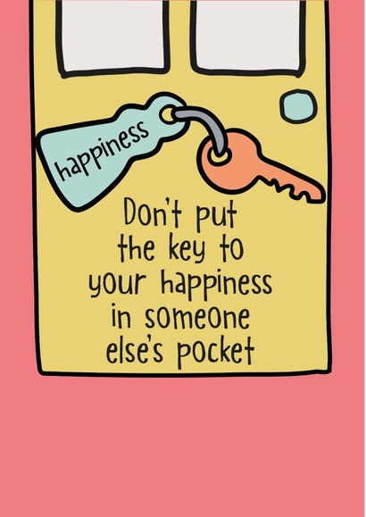 key to happiness created by Poppy Lane
