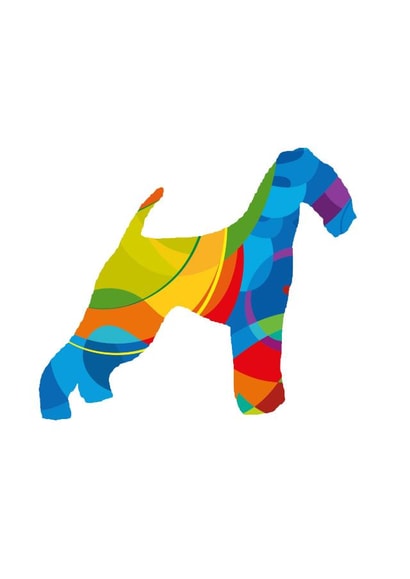  Airedale Terrier card created by Little Wou Wou Designs