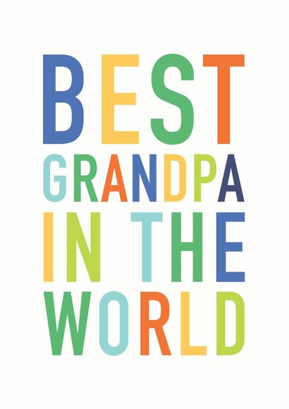 Best Grandpa Father's Day Card created by Studio 9