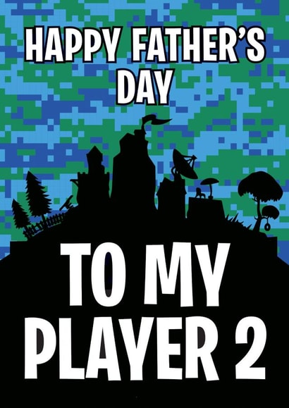 Fortnite Father’s Day Card created by Thirty Mussels