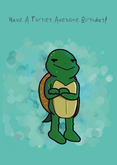 Turtley Awesome Birthday created by Happy Dragon Studios