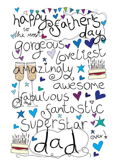 Happy Father’s Day Gorgeous Dad - With Love Card created by Love and Happy Stuff