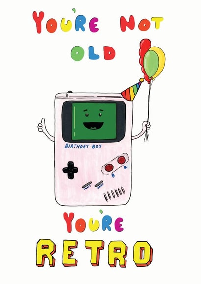 Retro Boy created by Martyn Scribbler Illustration