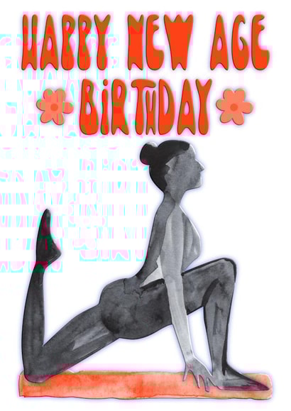 New Age Birthday Card for Her created by CardandFast