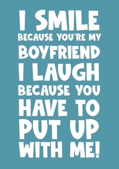 Funny happy birthday anniversary Valentine’s card for husband from wife created by Naomi Park