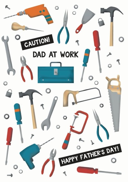 Tools Father's Day Card created by Cloud 9 Design