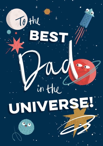 Best Dad in the Universe! created by Neil Clark