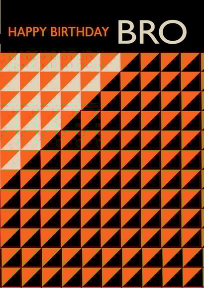 Geometric Brother Birthday Card created by Rocket68