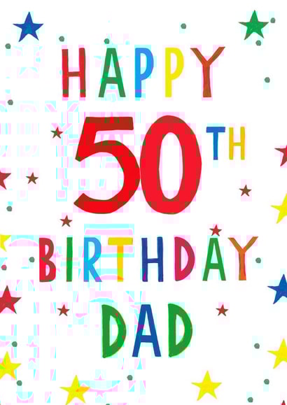 Happy 50th birthday dad created by Earlybird