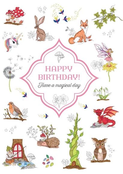 Magical Kingdom Birthday Card created by Life's Little Doodles
