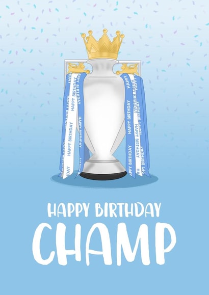 Champion Trophy Birthday Card created by The Cake Thief