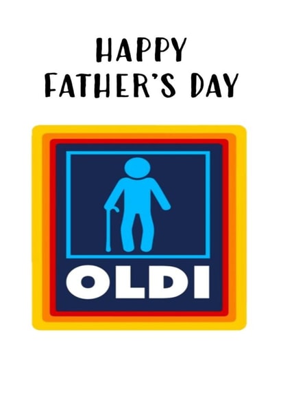 Funny Rude Happy Father's Day OLDI created by Nancy Walsh