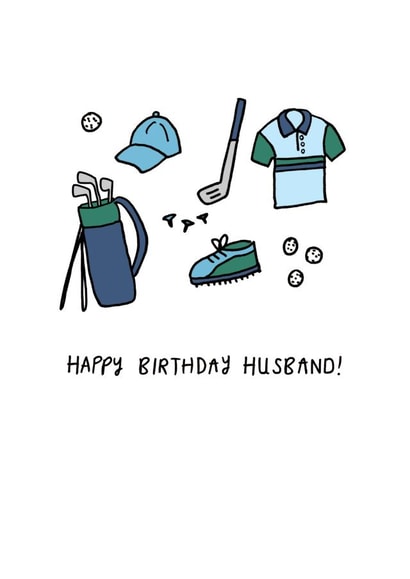 Happy Birthday Golf Husband! created by Jessica Woodhouse
