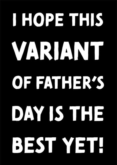 This Variant of Father's Day created by Questionable Cards