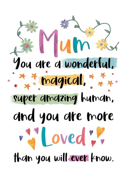 Wonderful, Magical, Amazing Mum! created by And You Can Quote Me