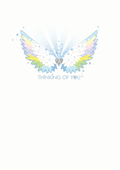 Angel Wings Thinking of You Card created by Nicky Luck