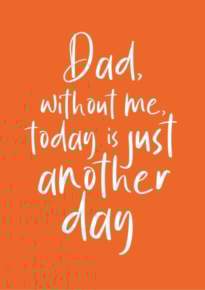 Funny, Bold, Father's Day Card created by Blue Belle Creations