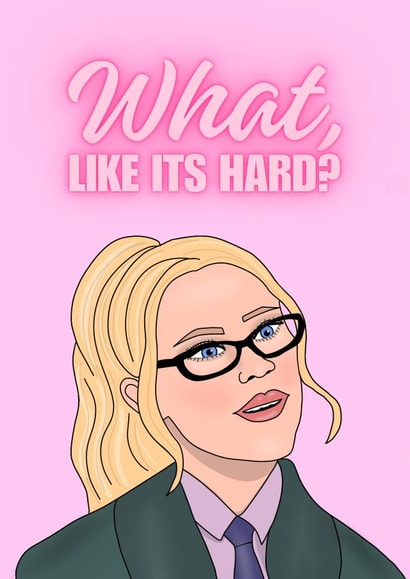 Elle Woods Card created by Bethany Draws Things