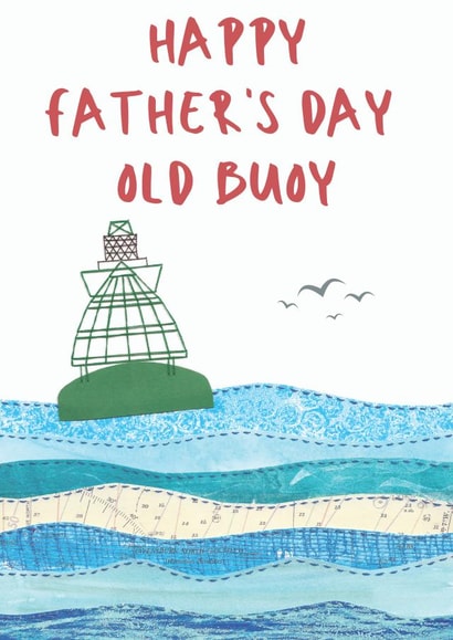 Nautical Father's Day Old Buoy (Old Boy) card created by NaviStitch